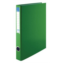 Gyűrűs könyv, 4 gyűrű, 35 mm, A4, PP/karton, VICTORIA, zöld