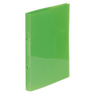 Gyűrűs dosszié, 2 gyűrű, 25 mm, A4, PP, VIQUEL "Propyglass", zöld