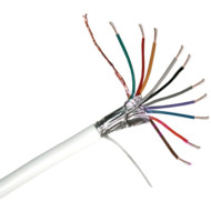 10 x 0.22 CCA 10x0.22 mm2 eres biztonságtechnikai kábel, cca sodrott erek, Al árnyékolás, 100m.