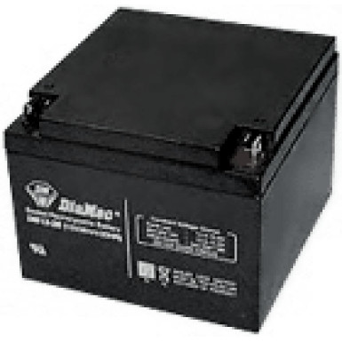 DIAMEC 12V 26Ah 12V, 26Ah, zselés, ólom akkumulátor, gondozásmentes, 151x65x109mm, 8kg.