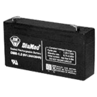 DIAMEC 6V 1,3Ah 6V, 1.3Ah, zsel&eacute;s, &oacute;lom akkumul&aacute;tor, gondoz&aacute;smentes, 96.5x23.5x56.5mm, 0.3kg.