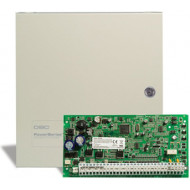 DSC PC1864NK 8 zónás (64-ig bővíthető), 8 partíciós, kommunikátoros riasztóközpont fémdobozban.