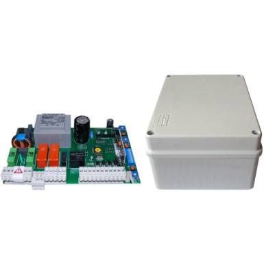 GG TWISTER 230 K&eacute;tsz&aacute;rny&uacute; vez&eacute;rl&eacute;s ny&iacute;l&oacute;kapukhoz, 434 MHz vevő, tokozott, 230VAC.