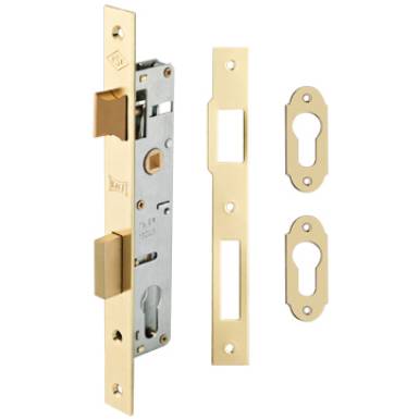 KALE bev&eacute;sőz&aacute;r 153U35 Bev&eacute;sőz&aacute;r, kilincs- &eacute;s r&aacute;ford&iacute;t&oacute; nyelves, hengerz&aacute;ras, 2 rozetta, 35/15mm.