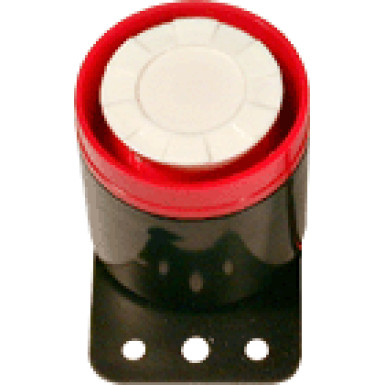 KPS-1500 / SP-6A Piezo hangjelző, 6-12VDC, 1 hangú, fekete/piros, beltéri.
