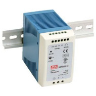 Mean Well MDR-100-24 Mini, DIN sínre szerelhető kapcsolóüzemű tápegység, 24 VDC, 0-4 A, 100 W.