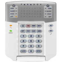 PARADOX K32 LED+ 32 zónás LED kezelő,2 partíció, MG5000/5500 és Spectra központokhoz, lekerekített.
