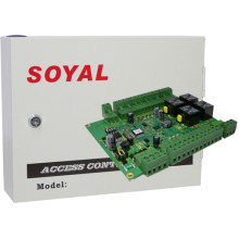 SOYAL AR-716E 15 000 felhasználós, 16 ajtós (bővíthető) hálózati vezérlőközpont, PC csatlakozással.