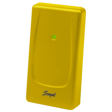 SOYAL AR-721UB sárga Kártyaolvasó hálózati központokhoz vagy önálló vezérlőkhöz, EM125kHz, sárga.