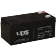 UPS 12V 3,3Ah 12V, 3.3Ah, zselés, ólom akkumulátor, gondozásmentes, 134.4x67.5x67mm, 1.38kg.