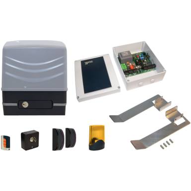 VDS KIT SIMPLY 230 VAC Tol&oacute;kapu mozgat&oacute; szett,motor,vez&eacute;rl&eacute;s,infrasoromp&oacute;,villog&oacute;, ad&oacute;,max. 600kg,230VAC.