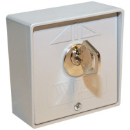 VDS PLA fém Kulcsos kapcsoló, kapuvezérlések kézi működtetéséhez, 2 kulcs, fém.