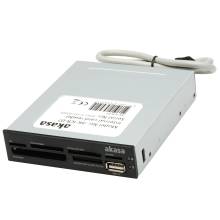 Akasa 3,5" Internal Media Card Reader USB2.0 Frontpanel Black Akasa 3,5" Internal Media Card Reader USB2.0 Frontpanel Black