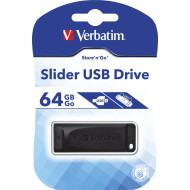 Verbatim 64GB Slider Black