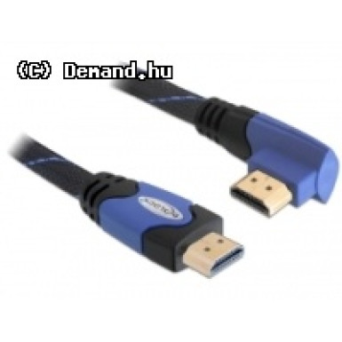 Kabel Mon HDMI - ETH A-A angled 5m Delock 82958