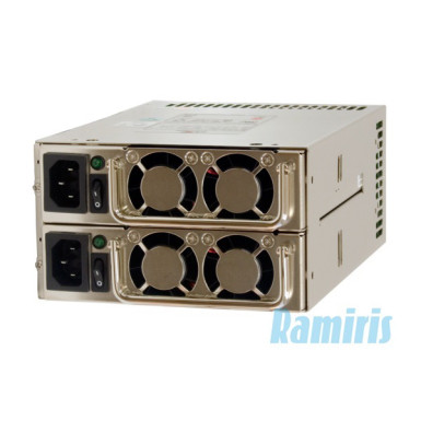 Power Supply - redundant CHIEFTEC MRG-6500P AC 100-240V, DC 3.3/5/12V, 500W, Retail, Active PFC, 2x40