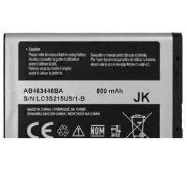 Samsung Samsung AB463446B (SGH-X200) kompatibilis akkumulátor 800mAh Li-ion, OEM jellegű, ECO csomagolásban GH43-03697A