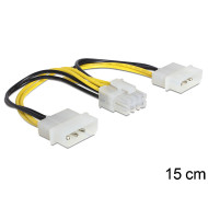 DeLock Cable Power 8 Pin EPS  2 x 4 Pin molex