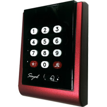 Önálló vezérlő vagy hálózati, kártyaolvasó, billentyűzet, ajtóvezérlő,RS-485,fekete/piros.
