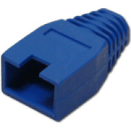 Törésgátló 8P8C UTP és FTP dugaszhoz, takaró füles, kék.