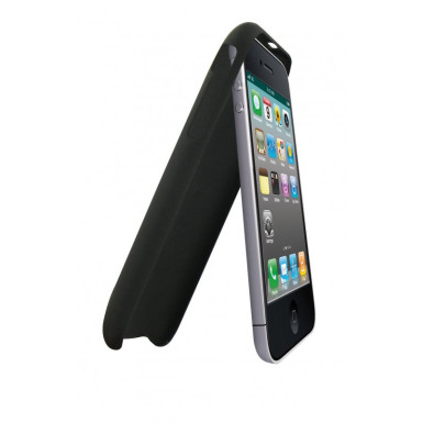 TnB IPH48B Clip`on fekete iPhone4 tartó+kijelzővédő fólia