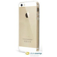 Apple iPhone 5/5S Ultra Slim 0.3 mm szilikon hátlap tok, átlátszó