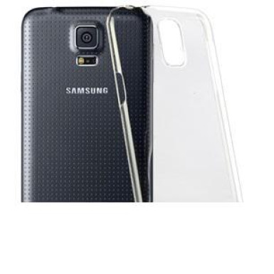 Samsung G900 Galaxy S5 Ultra Slim 0.3 mm szilikon hátlap tok, átlátszó