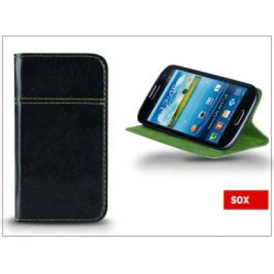 Flexi csíkos mintás fekete-piros univerzális tok Nokia E52, L méret Flexi csíkos mintás fekete-piros univerzális tok Nokia E52, L méret