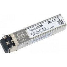 MIKROTIK 1.25G SFP transceiver with a 850nm Dual LC connector, for up to 550 meter Multi Mode fiber connection, with DDM