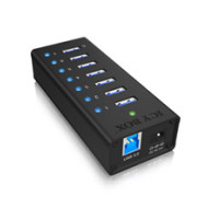 USB 3.0 HUB ICY BOX IB-AC618  (7 port aktív)