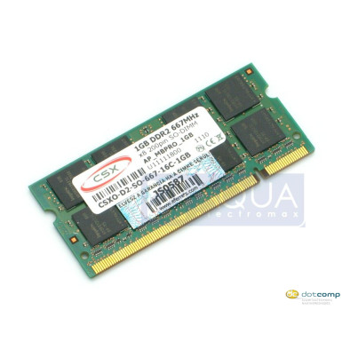 1GB 667MHz DDR2 Notebook RAM CSX
