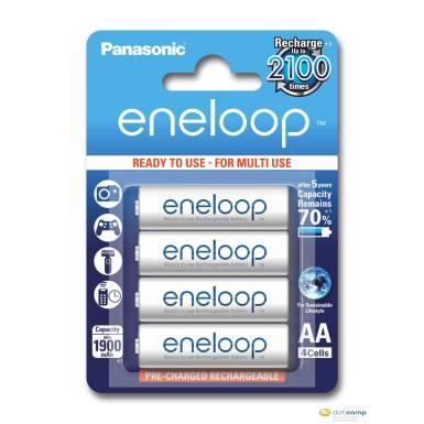 Panasonic Eneloop 1.2V AA 1900mAh akku (4db) /BK-3MCCE/4BE/ Ready to use Panasonic Eneloop 1.2V AA 1900mAh akku (4db) /BK-3MCCE/4BE/ Ready to use