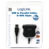 LogiLink USB-ből párhuzamos kábel (parallel), D-SUB, 25pin