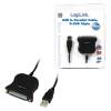 LogiLink USB-ből párhuzamos kábel (parallel), D-SUB, 25pin