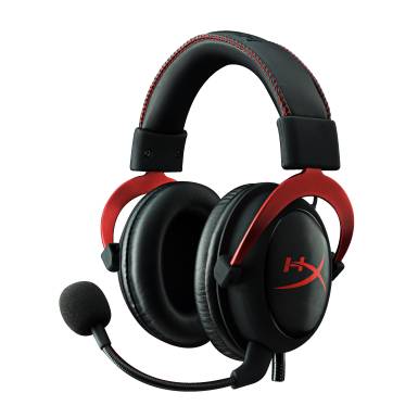 KINGSTON Headset HYPERX Cloud II - Pro Gaming, fekete-v&ouml;r&ouml;s
