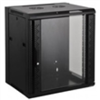 Manhattan Intellinet 711777 19" Wallmount Cabinet 9U, 500 (h) x 570 (w) x 450 (d) mm, Flatpack, Feke