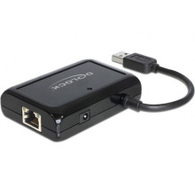 Delock 62440 USB 3.0 hub 3 port + 1 port Gigabit LAN 10/100/1000 Mb/s
