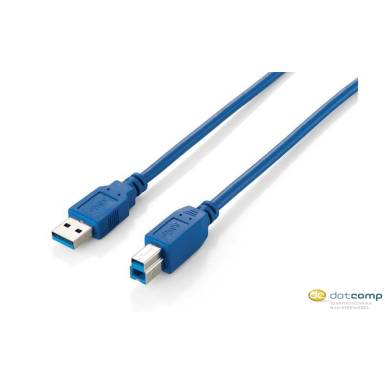 Equip 128292 USB 3.0 A-B kábel, apa/apa, duplán árnyékolt, 1,8m Equip 128292 USB 3.0 A-B kábel, apa/apa, duplán árnyékolt, 1,8m
