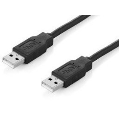 Equip 128871 USB 2.0 A-A kábel, apa/apa, duplán árnyékolt, 3m
