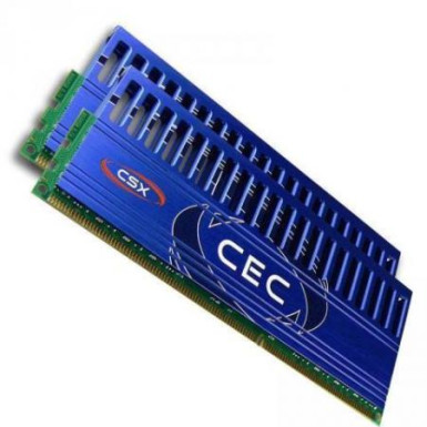 CSX Hűtőbordás 4GB Kit DDR3 (2x2GB, 1333Mhz) Overclocking Desktop memória CSXO-CEC3-1333-4GB-KIT