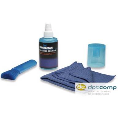 Manhattan 421027 LCD Tisztító Kit, Alkohol Mentes, Tisztító kendővel, ecsettel 200ml Manhattan 421027 LCD Tisztító Kit, Alkohol Mentes, Tisztító kendővel, ecsettel 200ml