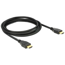 DELOCK kábel HDMI + Ethernet male/male összekötő 4K, 1m