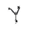 Multibrackets Gaslift asztali rögzítő LCD/PLAZMA/LED dupla karos konzol 15-32", Fekete színű, Vesa 75x75 100x100 mm
