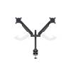Multibrackets Gaslift asztali rögzítő LCD/PLAZMA/LED dupla karos konzol 15-32", Fekete színű, Vesa 75x75 100x100 mm