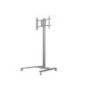 Multibrackets gurulós public padló állvány 180 Single LCD/PLAZMA/LED univerzális konzol, 24-63", Ezüst színű, Vesa 700x400 mm