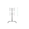 Multibrackets gurulós public padló állvány 180 Single LCD/PLAZMA/LED univerzális konzol, 24-63", Ezüst színű, Vesa 700x400 mm