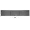 Multibrackets asztali rögzítő LCD/PLAZMA/LED tripla karos konzol fekete színű, Vesa 75x75 100x100 (AMD eyefinity)