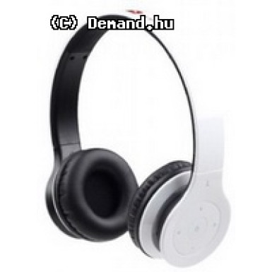 Fejhal +mikrofon Gembird Bluetooth White BHP-BER-W