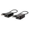 LogiLink USB A M/F extender 60m UTP fekete