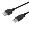 LogiLink USB A M/F extender 60m UTP fekete